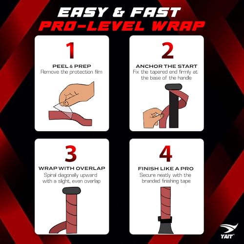 Image of Universal Overgrips (Pack of 3) | High Tack Design | Breathable Comfort Material | Usable for Pickleball, Badminton, Tennis, Squash and Padel | Red, Blue & Grey Colours - Pack of 3