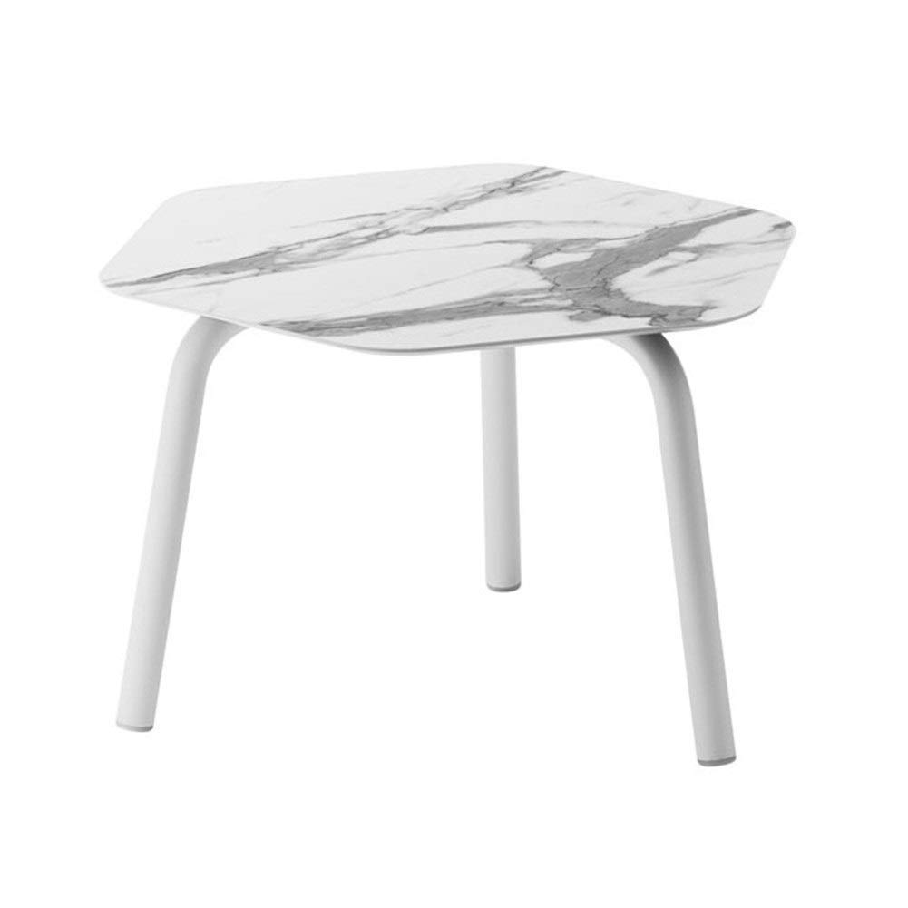 HHGO Portable Sofa Side Table, Modern Multi-function Removable Metal Coffee Table, Side Bedroom Bedside Corner Living Room Small Apartment Small Table