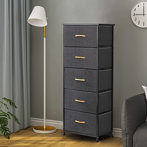 Pellebant 5 Drawer Dressers,Fabric Dresser Drawer Organizer,Dressers