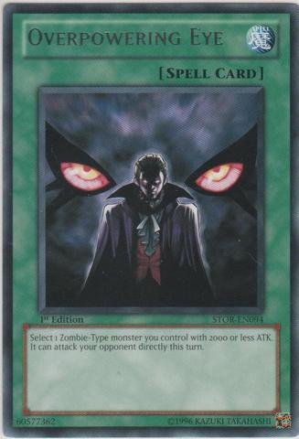 Yu-Gi-Oh! - Overpowering Eye (STOR-EN094) - Storm of Ragnarok - Unlimited Edition - Rare