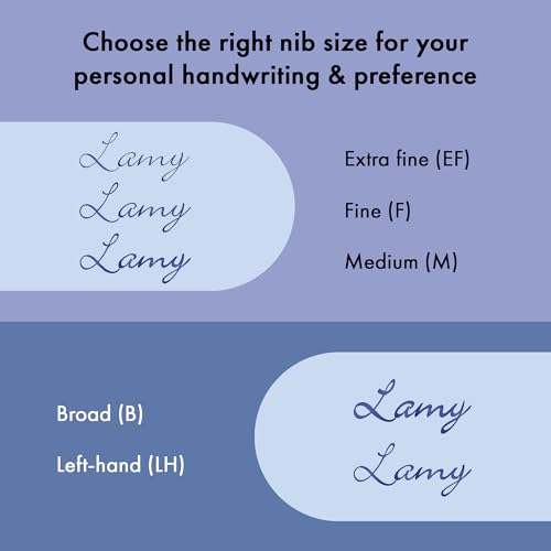 Image of LAMY AL-star dark dusk - Fountain Pen with ergonomic grip & polished steel nib in size F - lightweight aluminum body - including LAMY T 10 blue cartridge - Right-Handed