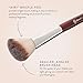 BK BEAUTY 112 SMALL ANGLED FACE BRUSH – Precise Angled Blush Brush for Soft, Natural Blend, Ideal for Blush on Smaller Faces & Highlighting