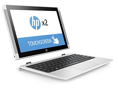 HP x2 (10-p000ng) 25,7 cm (10,1 Zoll / WXGA IPS) Convertible Laptop (2in1 Notebook + Tablet. Intel Atom x5-Z8350, 2 GB RAM, 32 GB eMMC, Intel HD-Grafikkarte 400, Windows 10 Home 64) weiß