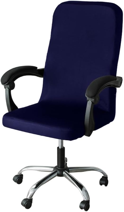 2pcs M/L Sizes Office Stretch Spandex Chair Covers Anti-Dirty Computer Seat Chair Cover Removable Office Seat Chair Slipcover