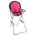 Mommy & Me Doll Collection High Chair, Pink, 25"