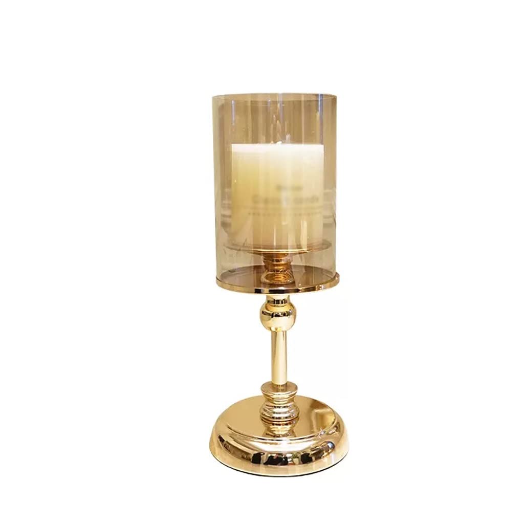 HTTGDGDH European Candle Table Set Up A Romantic Candlelight Dinner Props Atmosphere Layout Supplies Nordic Western Household,D-12 * 29cm