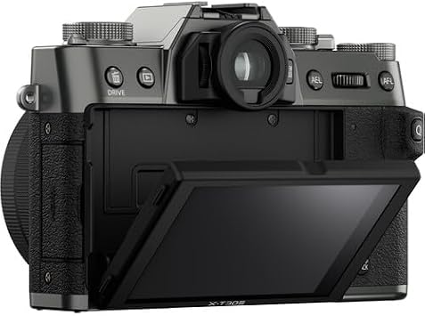 FUJIFILM X-T30 III Mirrorless Camera with XC 13-33mm Lens Bundle, Includes: SanDisk 128GB Extreme PRO Memory Card, Spare Battery and More (6 Items) (Charcoal Silver)