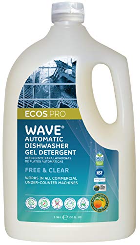 ECOS PRO PL9365/04 Wave Gel Auto-Dishwasher Detergent, Free and Clear (Pack of 4)