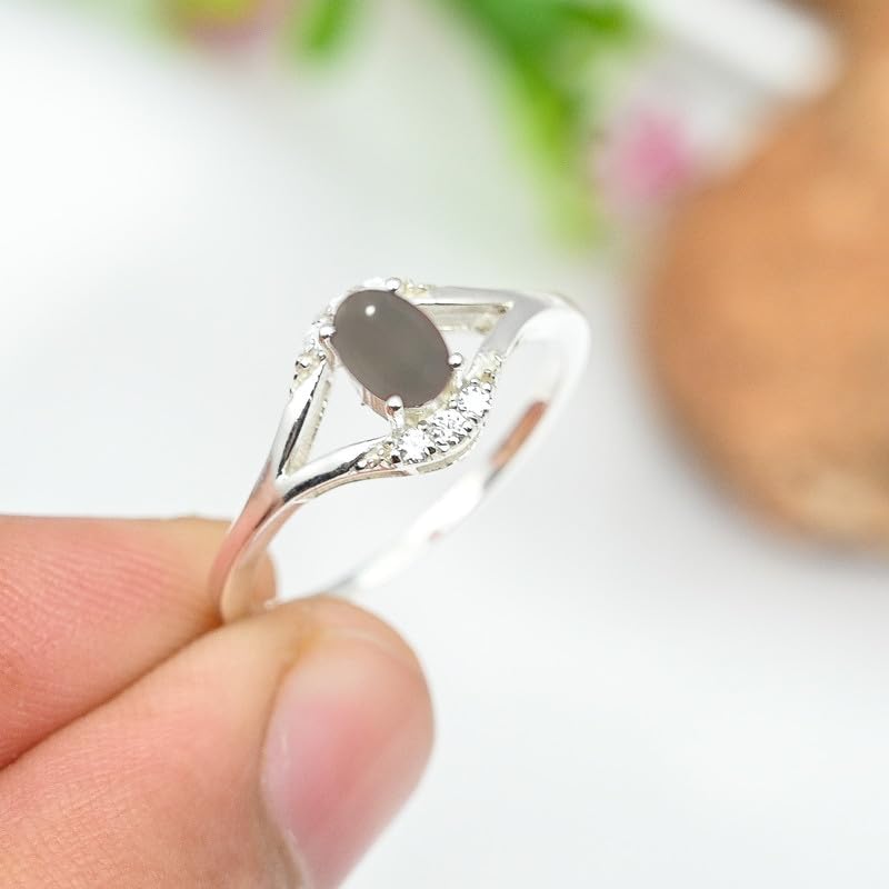 Gemstone Men & Women Band Ring All Size Gift Item Silver Plated Ring Handmade Jewelry CRG1243AA image 2