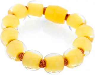 [ABISTE]アビステ 【ZSiSKA】≪COLOURFUL BEADS2≫アクリルビーズブレスレット/イエロー 4160083-/Y