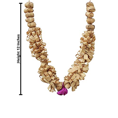 Image of Sandalwood Mala for Photo Frame (12 Inches)| Chandan Mala | Garland for God