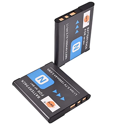 DSTE® 2x NP-BN1 Li-ion Batería para Sony Cyber-shot DSC-W510, DSC-W515PS, DSC-W500, DSC-W520, DSC-W530, DSC-W550, DSC-W560, DSC-W570, DSC-W580, DSC-W610, DSC-W620, DSC-W650, DSC-W690, DSC-W710, DSC-W730, DSC-W810, DSC-W830, DSC-WX5, DSC-WX7, DSC-WX9, DSC-WX30, DSC-WX50, DSC-WX70, DSC-WX80, DSC-WX150, DSC-QX10, DSC-QX100, DSC-T99, DSC-T110, DSC-TF1, DSC-TX5, DSC-TX7, DSC-TX9, DSC-TX10, DSC-TX20, DSC-TX30, DSC-TX55, DSC-TX66, DSC-TX100V, DSC-TX200V, DSC-W310, DSC-W320, DSC-W330, DSC-W350, DSC-W360, DSC-W380, DSC-W390 Cámara Cover