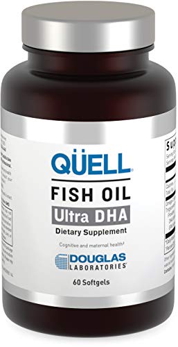 Douglas Laboratories Quell Fish Oil Ultra DHA | 4:1 Ratio of DHA & EPA Essential Omega 3 Fatty Acids for Cognitive and Maternal Health | 60 Softgels