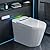 Tankless Smart Toilet with Bidet Built In, Heated Seat, Warm Water and Dry, Bidet Toilet with Foot Sensor and Night Light, Auto Flush, Auto Open & Close Lid, Wireless Remote Control