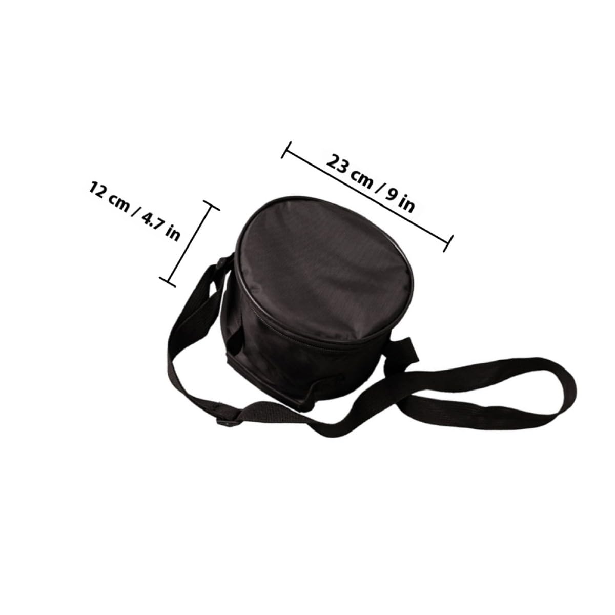 IMIKEYA Bolsa Protectora para Tambores de Acero de 8 Pulgadas Bolsa de Almacenamiento Correa de Hombro Acolchada y Doble Cadena para Percusión y Transporte de Instrumentos Musicales