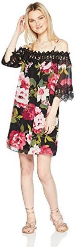 Womens Off The Shoulder Shift Dress