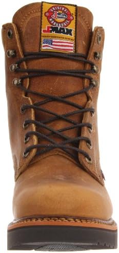 Justin Blueprint 8" Lace Up Work Boot Rugged Tan Gaucho 12 EE - Wide | Image 1
