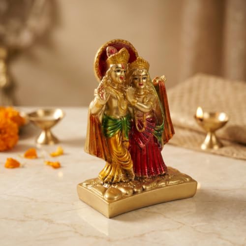 Image of ZAICUS Radha Krishna Idol for Home Temple, Pooja & Home Decor