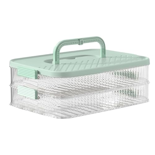 Xasbseulk Ham And Cheese Container For Fridge | Cold Cuts Storage Containers For Fridge, Multi-layer Food Storage Boxes | Removable Stackable Cheese Keeper Box, Airtight Holder Organizer