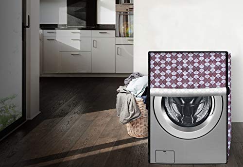 Image of The Furnishing Tree Washing Machine Cover Suitable for Samsung 6.0 Kg Fully-Automatic Front Loading WW60R20GLMA /TL Grey - D x W x H : ( 48.3x61x86.4 CM )
