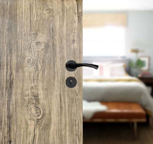Image of WALLMATE Self Adhesive Wood Grain Wallpaper Vinyl Furniture Sticker Wood Wallpaper Kitchen Wallpaper Wooden Door Desktop Wallpapers (Light Brown Wooden, 12x62 Inch)