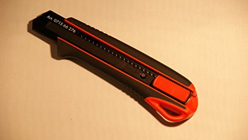 Würth Cuttermesser 25mm Extrem stabil rutschfester 2K Griff robuste Klingenführung Top Qualität Universalmesser – Ansicht 1