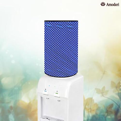 Image of Multicolor 20 Litre Water Dispenser Bottle Cover | Waterproof & Dustproof PVC Fabric | Reusable Protective Cover for 20L Water Can (polka-13)