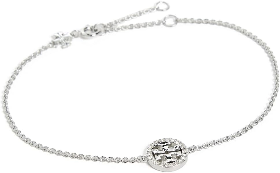 Tory Burch Women's Delicate Icon Pavé Chain Bracelet
