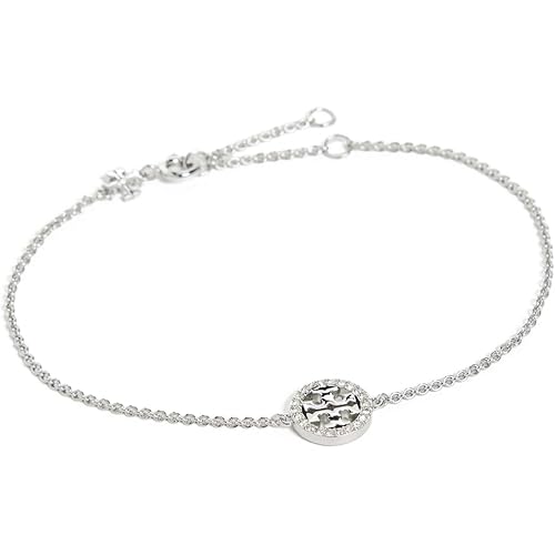 Tory Burch Women's Delicate Icon Pavé Chain Bracelet