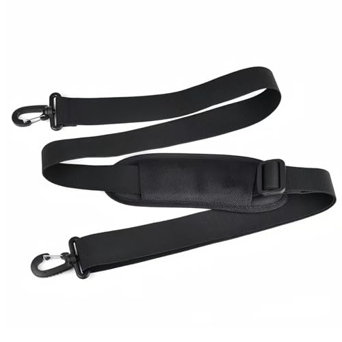 Wvxilyr 160 CM Correa de Hombro Universal Ajustable, Bag Strap Replacement, Correas de Hombro Ajustable, Compatible para Bolsa Mensajera, Cámara y Bolsa Cruzada, Color Negro, Correa Acolchada