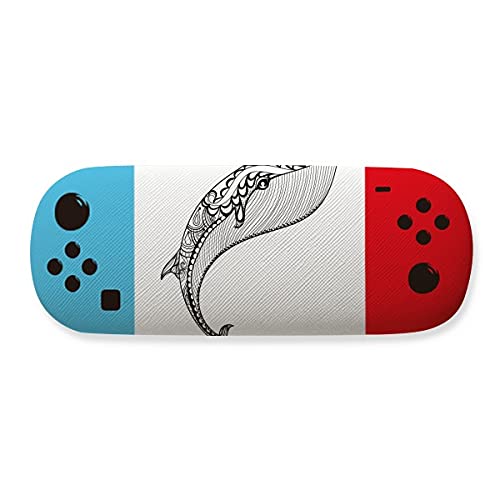 Grand étui de rangement baleine bleue solide pour chambre