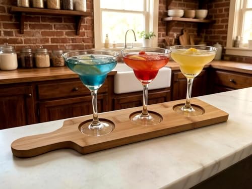 Tablas para degustación de vino, jugo y bebidas, tableros para cata de café, ideales para reuniones y exhibición (1 unidad) miniatura 4