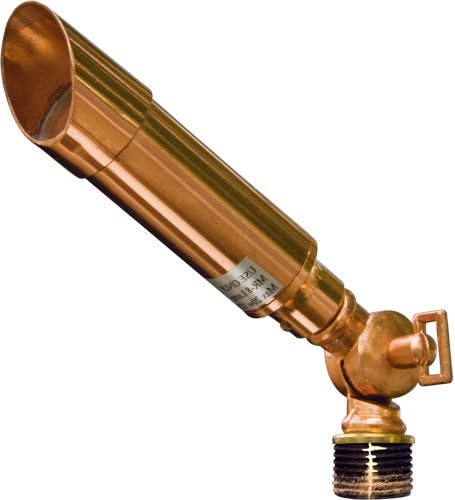 Dabmar LV28-CP Solid Brass with Hood Mini Spot Light, 10W 12, Copper Finish