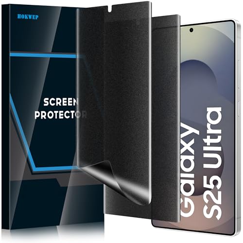 Protégez votre vie privée avec le film protecteur Galaxy S25 Ultra anti-espion mat lot de 2