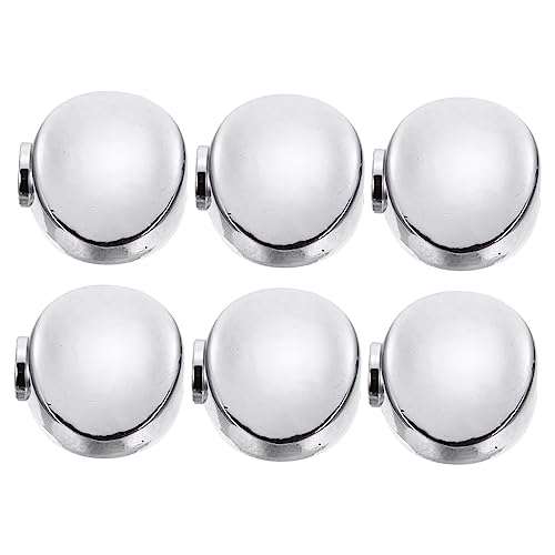 SUPVOX Metal Guitar Tuning Pegs 6 Pieces Bass Guitar Tuner Keys Caps Reliable Easy to Use