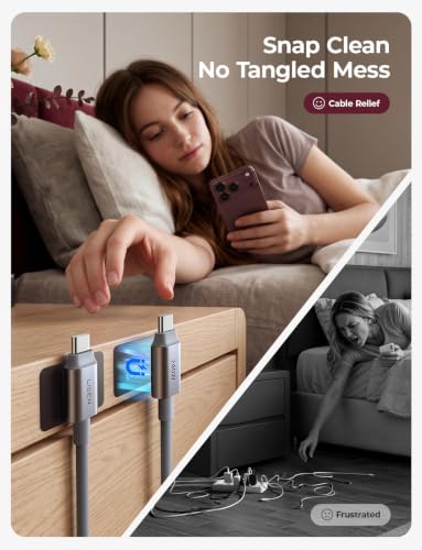 2-Pack 5' LISEN Tap 1 S 240W USB-C to USB-C Magnetic Cable - image 2