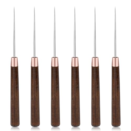 ZXIIXZ 6 Pcs Scratch Awl Tool Set for Leather