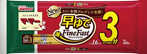 マ・マー 早ゆでスパゲティ FineFast 1.6mm 結束タイプ 300g×5個