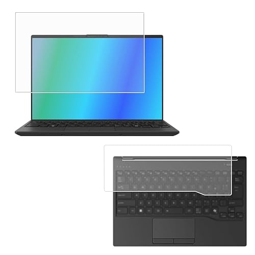 ClearView Fujitsu FMV Note U UA-K1 WU1-K1 2025�N1�����f�� 14�C���` �t���ی�t�B�����y���d�x9H �A���`�O���A�z���L�[�{�[�h�J�o�[ 2�_�Z�b�g