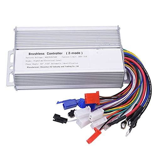 Centralina Monopattino Elettrico 4. 8V 60 V 64 1000W-1500W Regolatore elettrico del motore motorino della velocità bicicletta elettrica a 12 tube