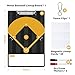 AOLEBA Baseball Lineup Board, Dry Erase Magnetic Baseball Clipboard for Coaches, Metal Dugout Board with 30 Lineup Cards, Baseball Accessories Coaching Equipment for Dugout (Black)