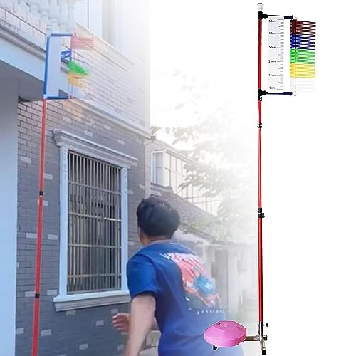 Probador de salto vertical, herramienta de medición de 4 a 11 pies para entrenamiento de salto alto, equipo de base estable para baloncesto y bádminton