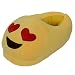 Unisex Emoji Emoticon Pantofole Peluche Caldo Morbido Imbottito Casa Scarpe per Ragazzi Ragazze Donne Uomo Regalo di Natale di Compleanno Taglia Unica 35-44