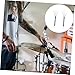 BESTonZON 2pcs Stainless Steel Drum Brush Set with Retractable Design for Drummers Compact and Durable Wire Brushes for Jazz and Percussion Instruments