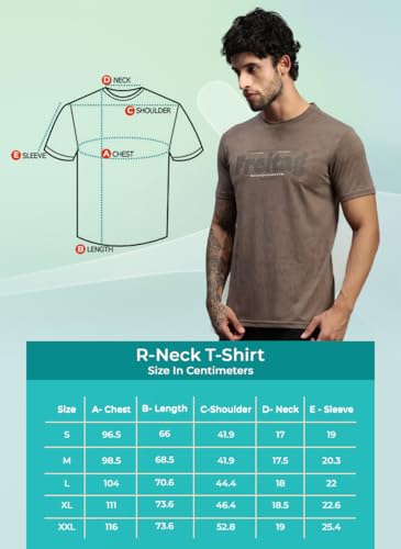 Image of Lux Nitro Men's Cloud Burst Printed Half Sleeve T-Shirt | Cotton Blend Round Neck Tee | Regular Fit Casual Wear