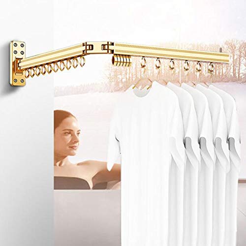 Perchero de pared extensible tendedero plegable de 22 agujeros 4
