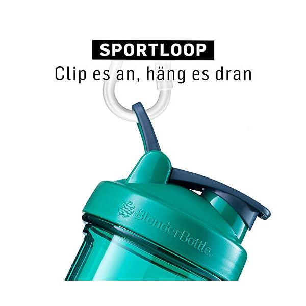 BlenderBottle Pro32 Tritan Trinkflasche mit BlenderBall, optimal geeignet als Eiweiß Shaker, Protein Shaker… – Bild 3