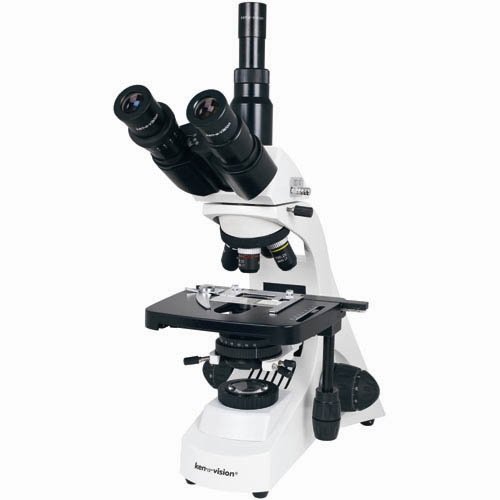 Image of Ken-A-Vision T-29042 Research Microscope, 10x Eyepiece, Trinocular Head and Semi Plan Objectives