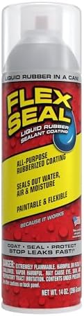 Flex Seal, 14 oz, Clear, Stop Leaks Instantly, Transparent Waterp...