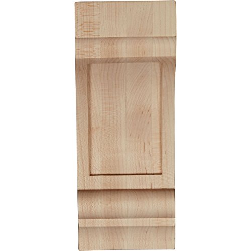 Ekena Millwork CORW03X04X08DIRW Diane Recessed Wood Corbels thumb #1